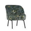 BePureHome Fauteuil Fluweel Met Print
