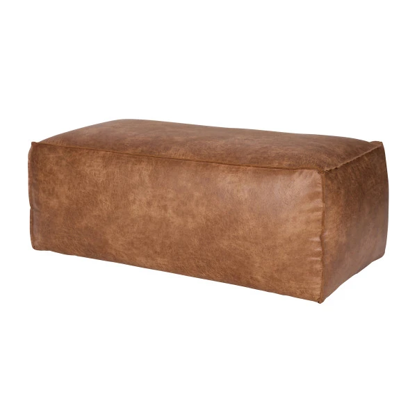 BePureHome Poef Recycle Leer - Afbeelding 5