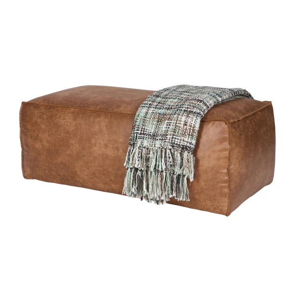 BePureHome Poef Recycle Leer - Afbeelding 4