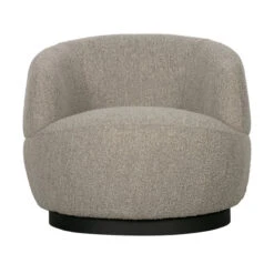 BePureHome Ronde Draaifauteuil Boucle
