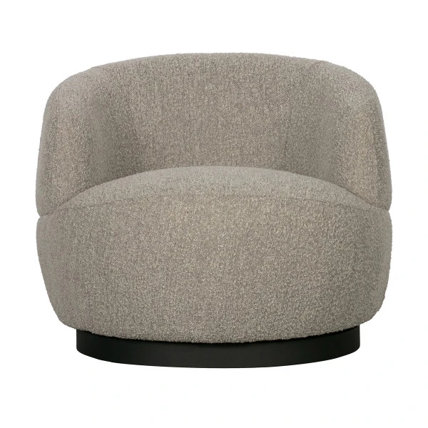 BePureHome Ronde Draaifauteuil Boucle