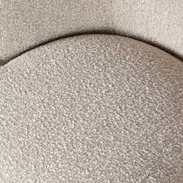 BePureHome Ronde Draaifauteuil Boucle - Afbeelding 4