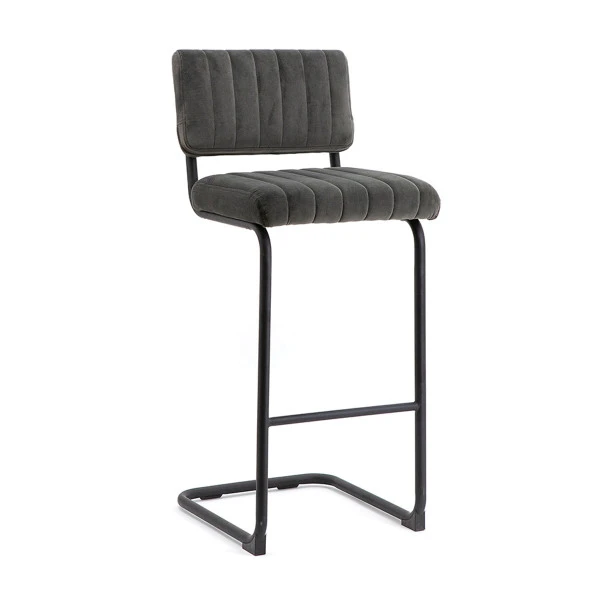 Hoge Barstoel Fluweel