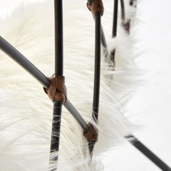 Design Fauteuil Rotan En Ijzer - Afbeelding 5