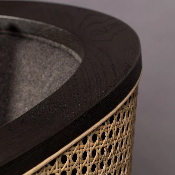 Draaibare Fauteuil Rotan Webbing - Afbeelding 8