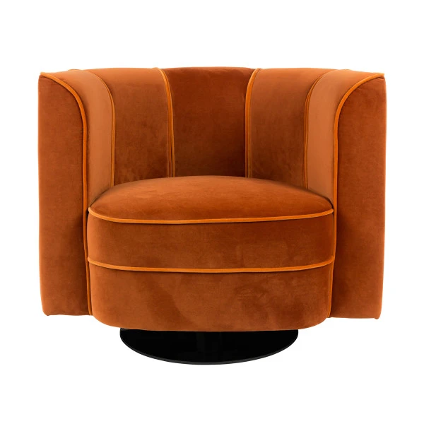 Fluwelen Draaifauteuil - Afbeelding 2