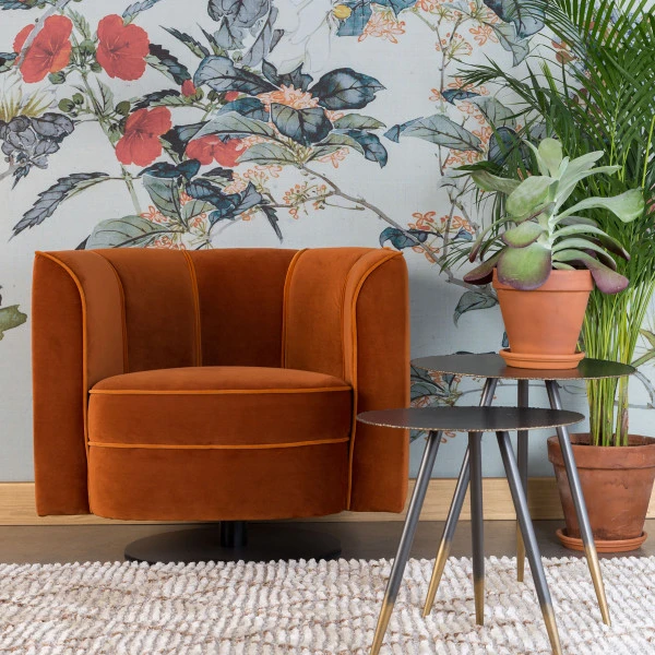 Fluwelen Draaifauteuil - Afbeelding 6