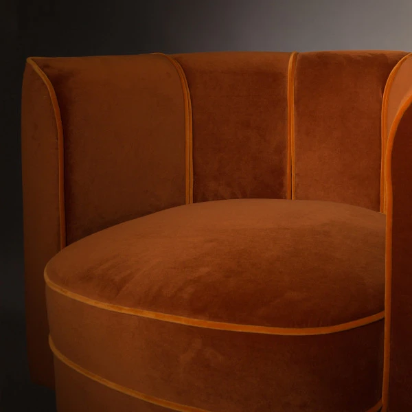 Fluwelen Draaifauteuil - Afbeelding 7