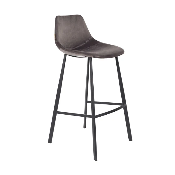 Hoge Fluwelen Barstoel