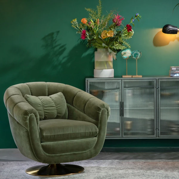 Draaibare Fauteuil Vintage - Afbeelding 8