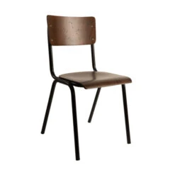 Vintage Schoolstoel Hout