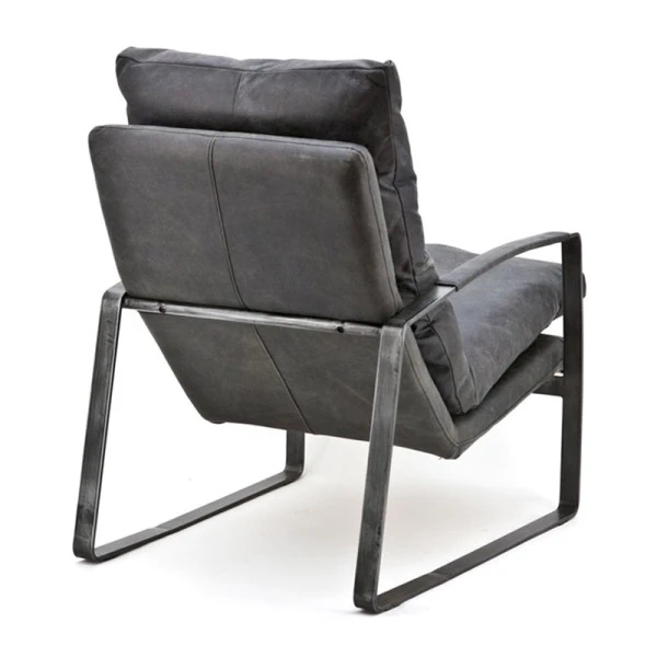 Industriele Fauteuil Leer - Afbeelding 5