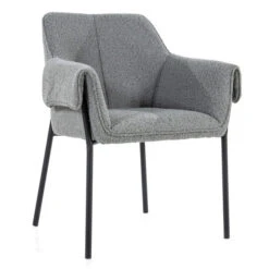 Design Eetkamerstoel Boucle Stof