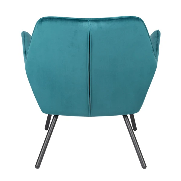 Fluwelen Retro Fauteuil - Afbeelding 6