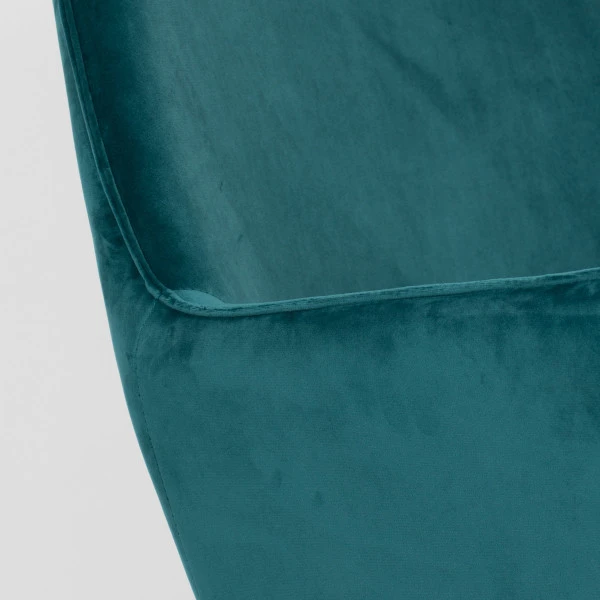 Fluwelen Retro Fauteuil - Afbeelding 8