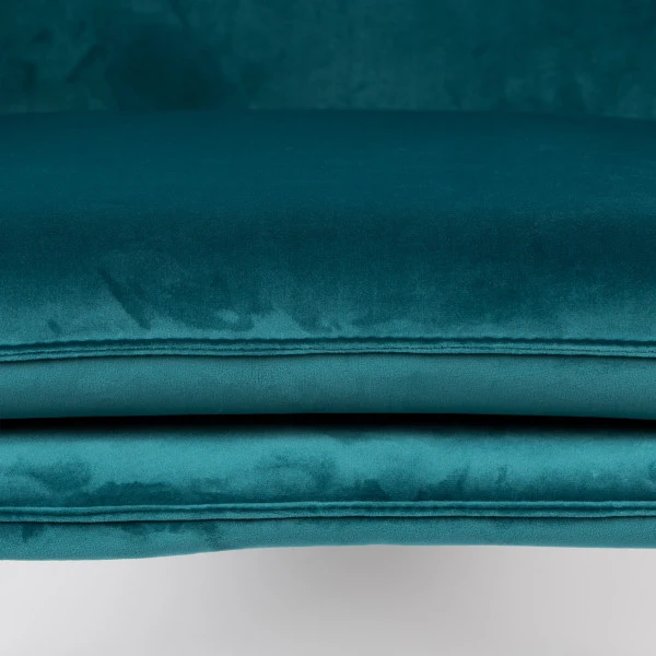 Fluwelen Retro Fauteuil - Afbeelding 9