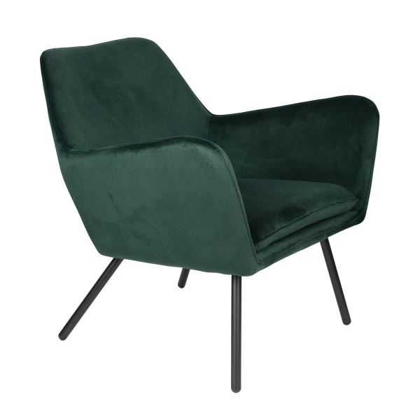 Fluwelen Retro Fauteuil - Afbeelding 11