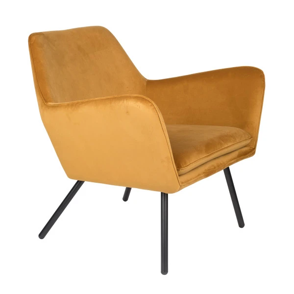 Fluwelen Retro Fauteuil - Afbeelding 12