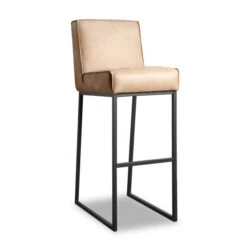 Luxe Barkruk Van Leer Samenstellen