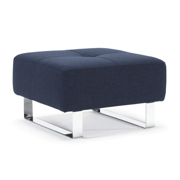 Design Poef Met Chroom - Afbeelding 5