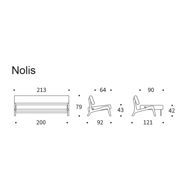 Scandinavische Design Bank Eiken - Afbeelding 10
