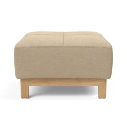 Design Poef Met Eikenhout