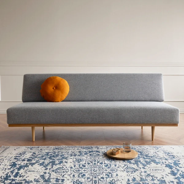 Slaapbank Met Houten Onderstel