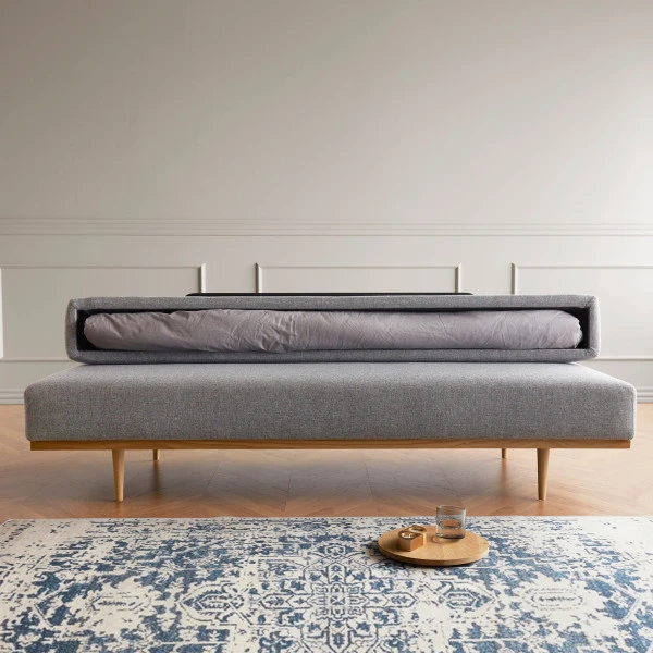Slaapbank Met Houten Onderstel - Afbeelding 2