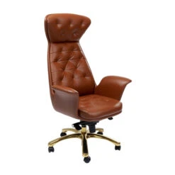 Klassieke Bureaustoel Leer