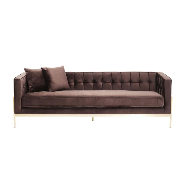 Moderne 3-zits Bank Met Knopen - Afbeelding 2