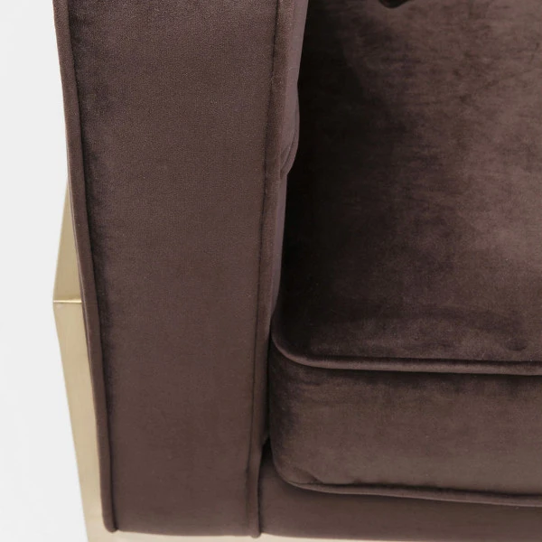 Moderne 3-zits Bank Met Knopen - Afbeelding 7