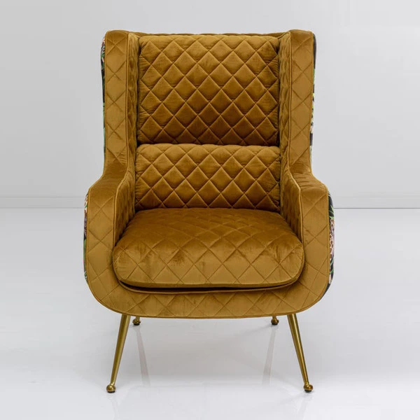 Okergele Fauteuil Jungle - Afbeelding 2