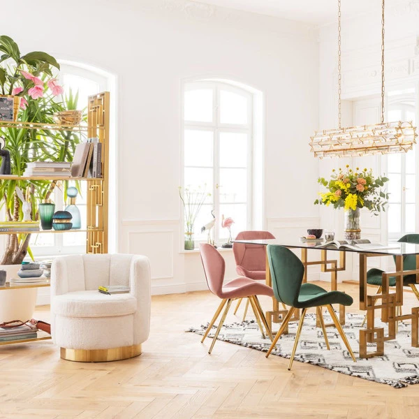 Ronde Teddy Fauteuil Wit - Afbeelding 5