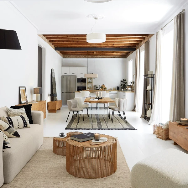 Boucle Barkruk Met Ronde Rug - Afbeelding 9