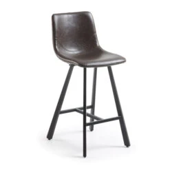 Stoere Barkruk Van PU Leder