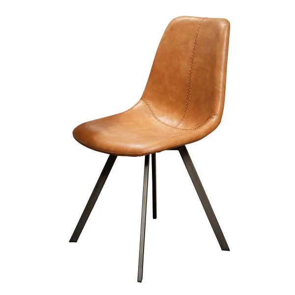 Industriele Eetkamerstoel Kunstleer - Afbeelding 7