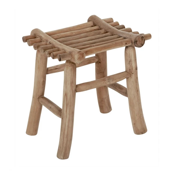 Krukje Van Massief Teak Hout - Afbeelding 5