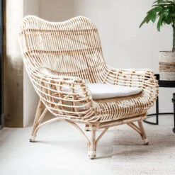 Rieten Rotan Fauteuil Boho