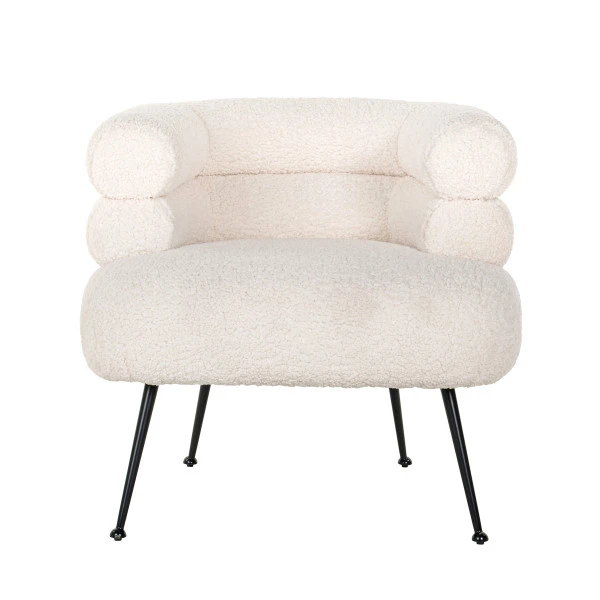 Design Fauteuil Zachte Stof - Afbeelding 2