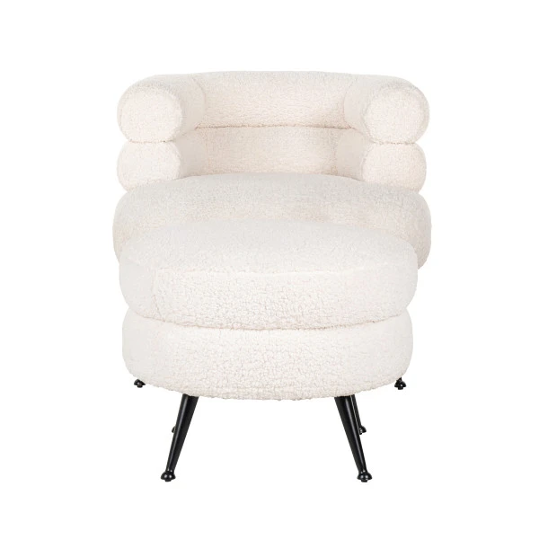 Design Fauteuil Zachte Stof - Afbeelding 7