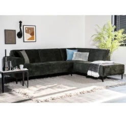 Velvet Hoekbank Chaise Longue