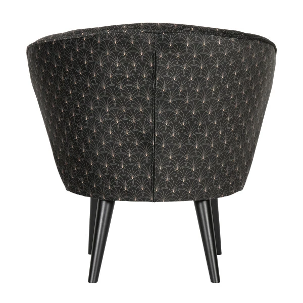 WOOOD Elegante Fauteuil Van Fluweel - Afbeelding 3