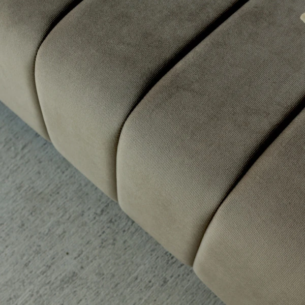 Zandkleurige 3 Zits Bank - Afbeelding 4