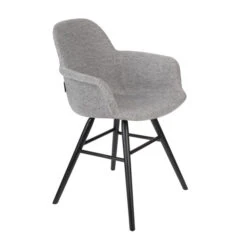 Zuiver Gestoffeerde Kuipstoel Met Arm