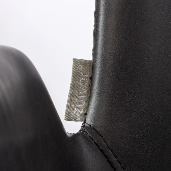 Zuiver Leren Barstoel Met Armleuningen - Afbeelding 9