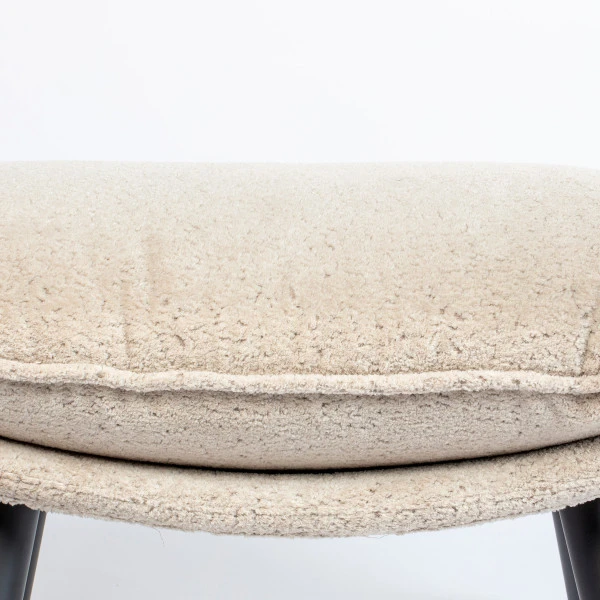 Zuiver Zachte Voetenbank Van Teddy Stof - Afbeelding 5