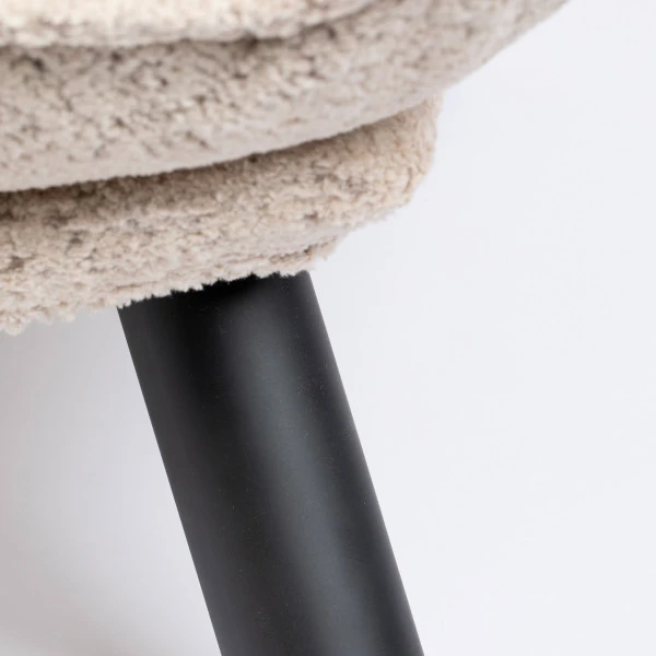 Zuiver Zachte Voetenbank Van Teddy Stof - Afbeelding 9