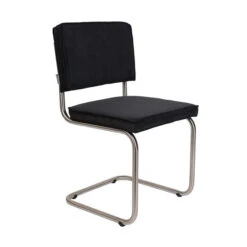 Zuiver Ribstof Eetkamerstoel Brushed