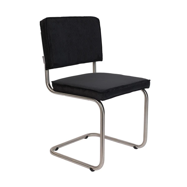 Zuiver Ribstof Eetkamerstoel Brushed