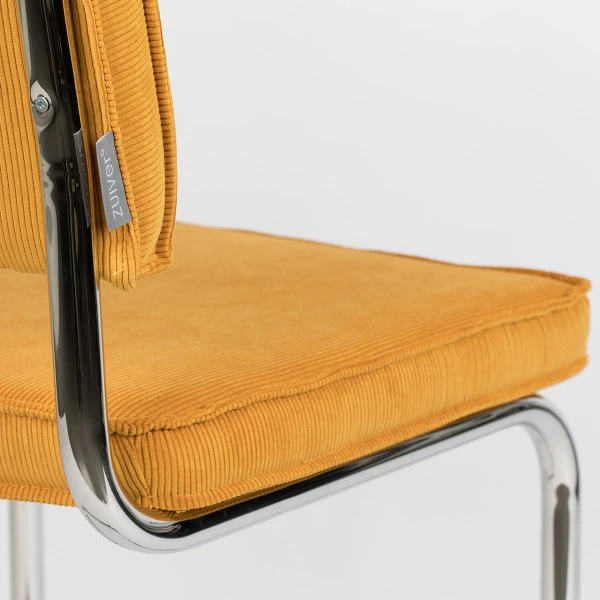 Zuiver Eetkamerstoel Ribstof Retro - Afbeelding 7